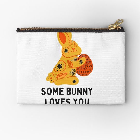 Discover Some Bunny Loves You Quotes Makeup Bags