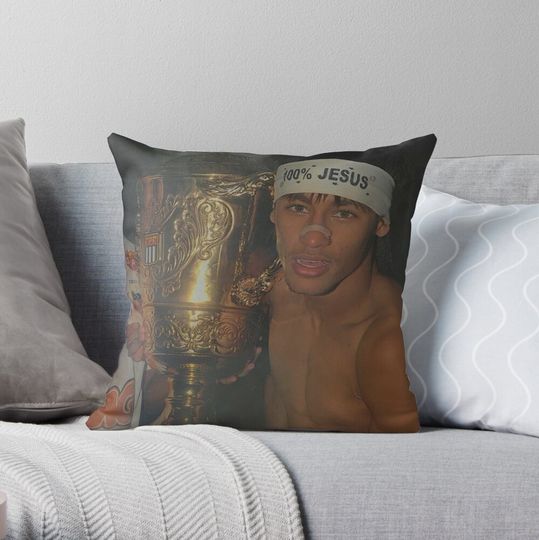 Discover Neymar  jr Throw Pillow