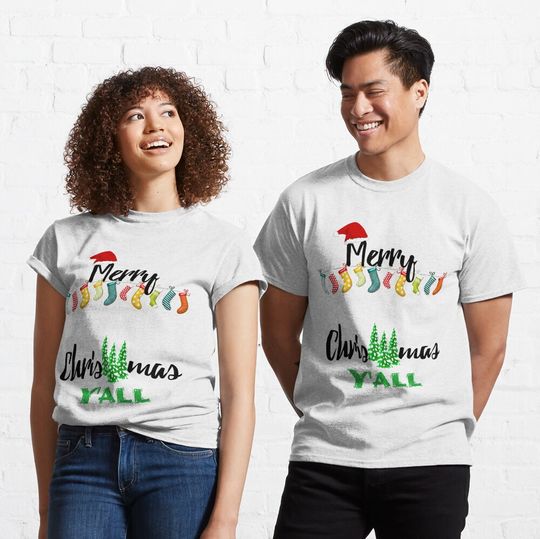 Discover Merry Christmas yall T-Shirt