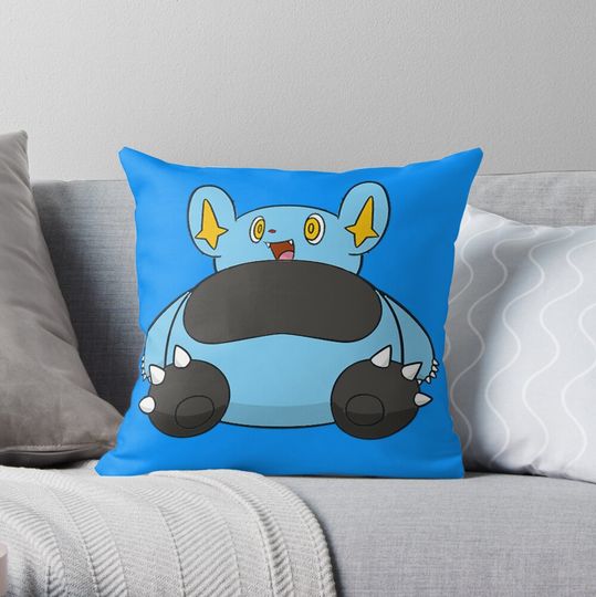 Discover Snorlax Shinlax Throw Pillow