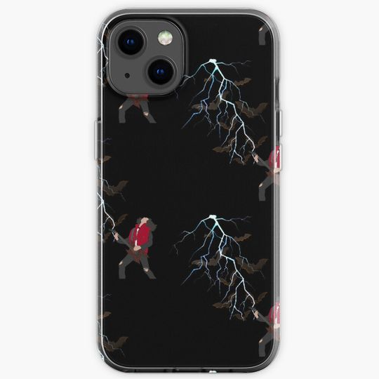 Discover Eddie The Freak Munson Playing Guitar iPhone Case