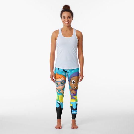 Discover Bubble Guppies In It To Swim It Graphic Christmas Leggings