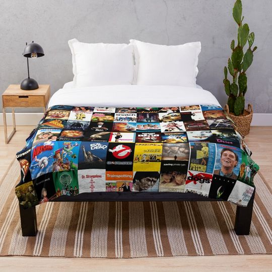 Discover Movie Pattern Throw Blanket