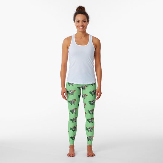Discover Fast Turtle With A Turbo Engine Leggings