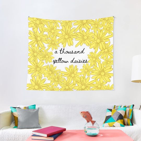 Discover 1000 Yellow Daisies Tapestry