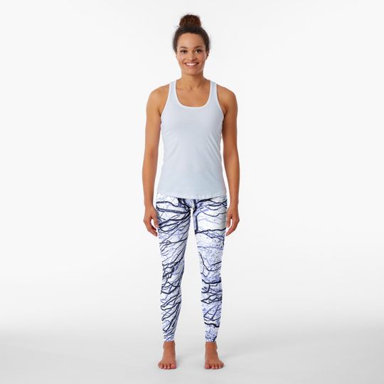 Discover Ghost Tree Leggings
