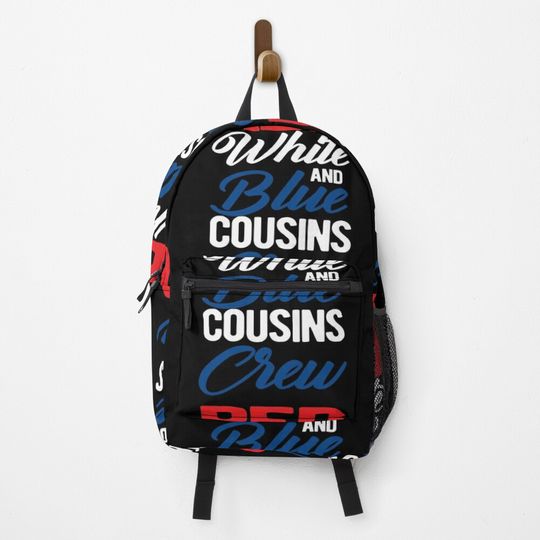 Discover Red White Blue Cousins Crew Backpack