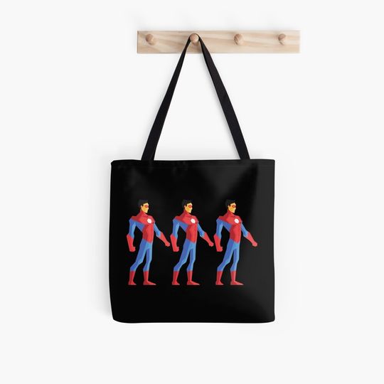 Discover Spidermen Sticker Tote Bag