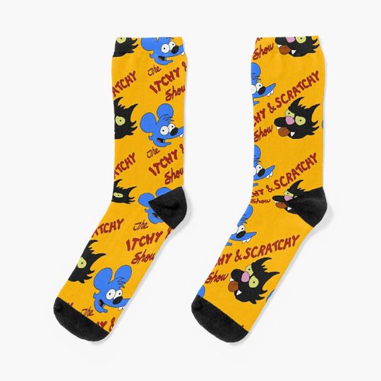 Discover Itchy and Scratchy Socks