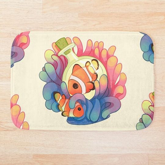 Discover C is for Clownfish Bath Mat