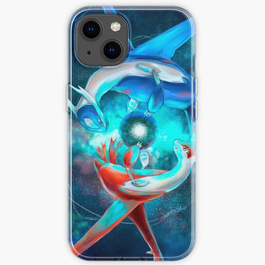 Discover Latios & Latias Galaxy Love iPhone Case