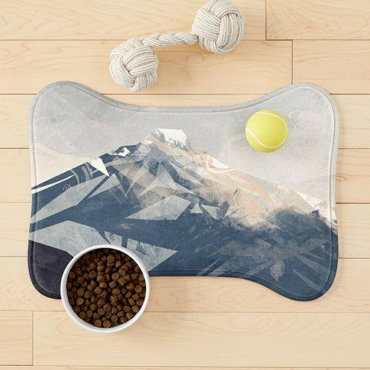 Discover Soothing mountain  - Pet Bowls Mat