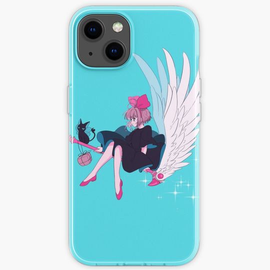 Discover Sakura Kinomoto's magical Delivery Servce iPhone Case