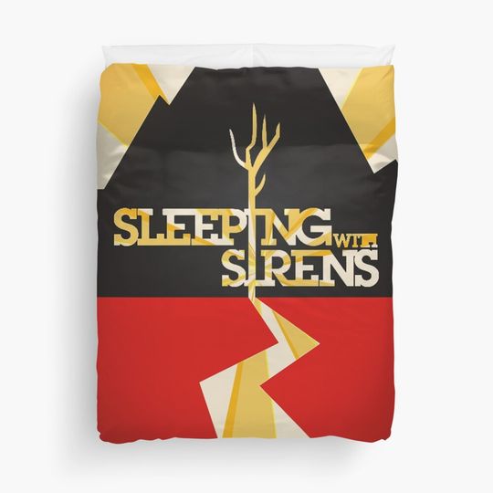 Discover Sleeping With Sirens Duvet Cover