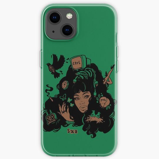 Discover Sza Ctrl Alternate Album Art iPhone Case