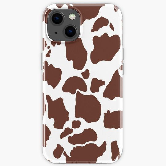 Discover Brown cow skin pattern iPhone Case