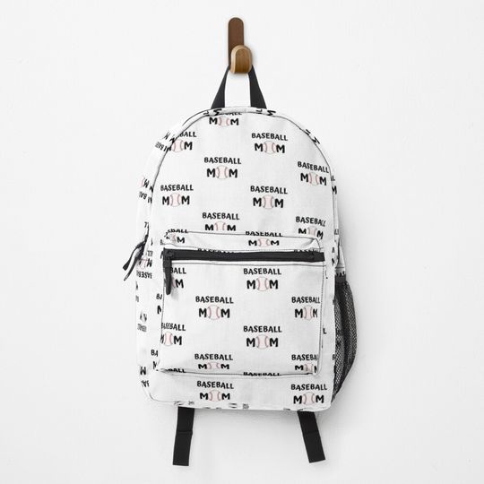 Discover Baseball mom funny cute baseball lover Backpack