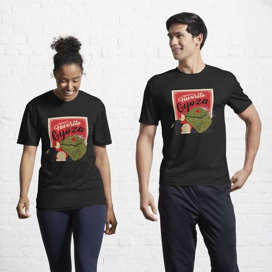 Discover Dorohedoro anime Kaiman eating Gyoza Active T-Shirt