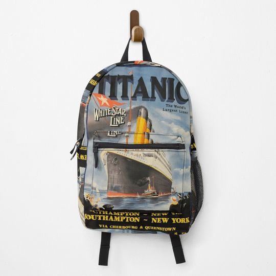 Discover TITANIC WHITE STAR LINE ORIGINAL POSTER Backpack
