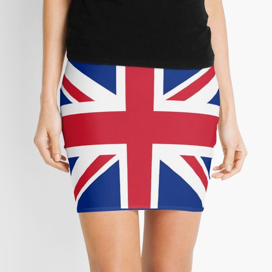 Discover Union Jack 1960s Mini Skirt - Best of British Flag Mini Skirt