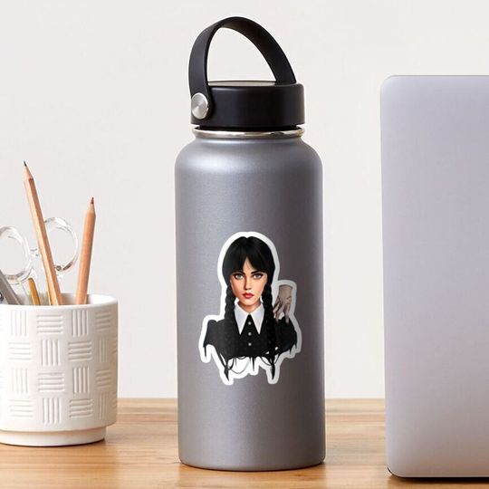 Discover Wednesday Addams Jenna Ortega Sticker