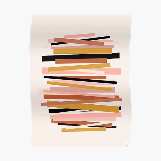 Discover Linear stack Premium Matte Vertical Poster