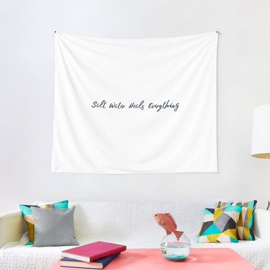 Discover Salt Water Heals Everything Tapestry