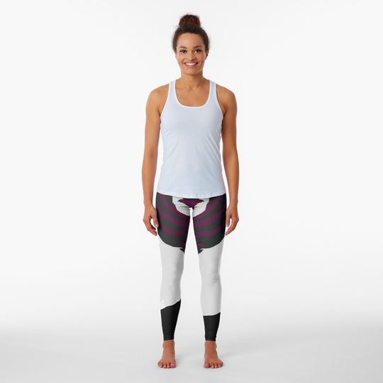 Discover Cursed Kitsune Mask Leggings