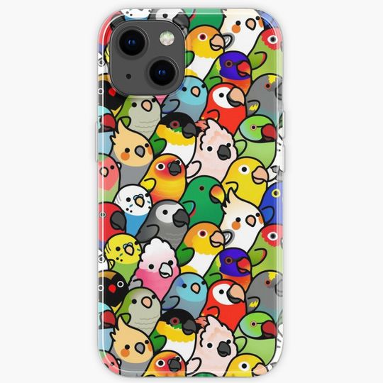 Discover Everybirdy Pattern iPhone Case