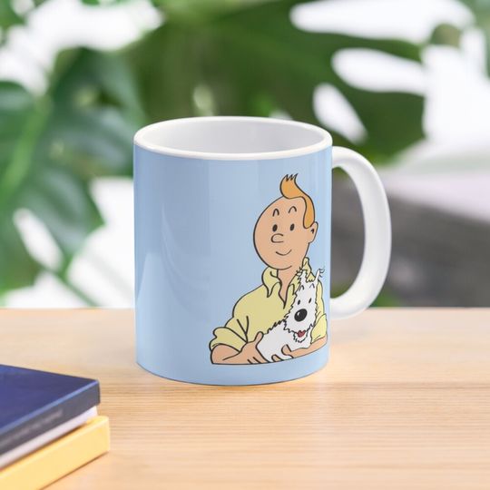 Discover Tin tin and Snowy cartoon Coffee Mug