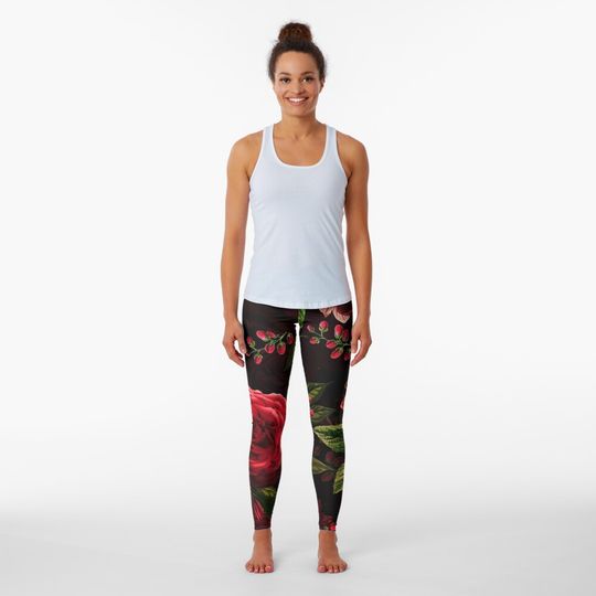 Discover Rose Mystical Night VI Leggings
