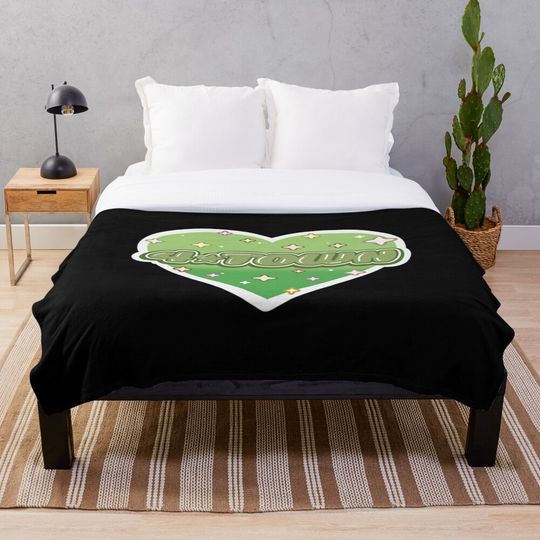 Discover 4Town Green Classic Throw Blanket