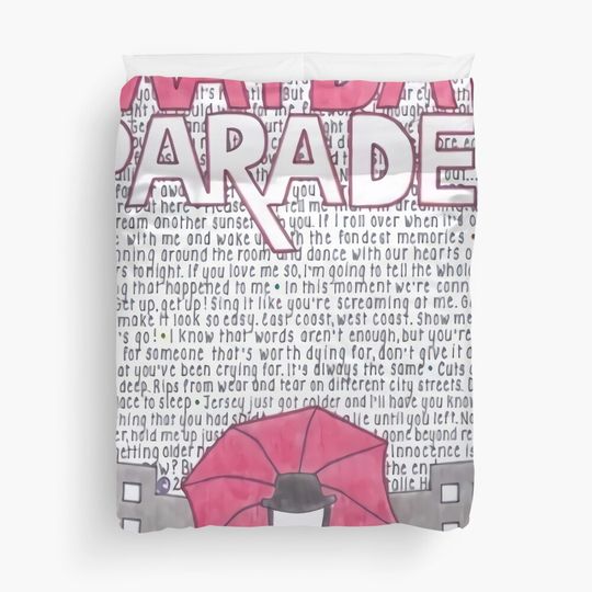Discover Mayday Parade Duvet Cover
