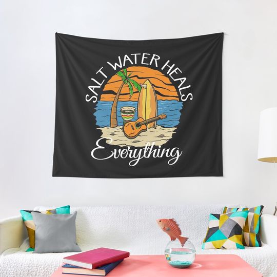 Discover Salt Water Heals Everything Tapestry