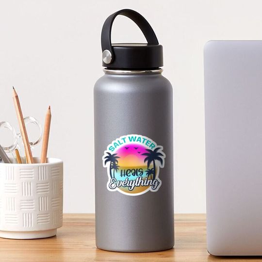 Discover Salt Water Heals Everything Sticker