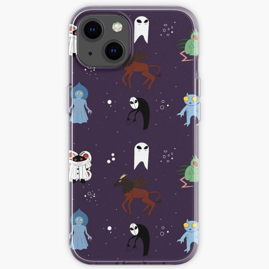 Discover Cryptid Pattern iPhone Case