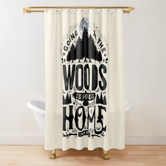 Discover The Woods Shower Curtain
