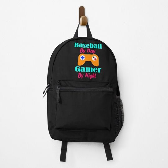 Discover Baseball By Day Gamer By Night Backpack