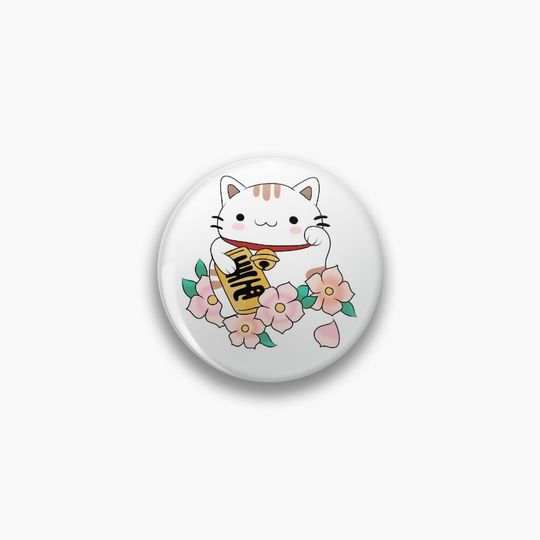 Discover Lucky Cat Pin, Lucky Cat Pin