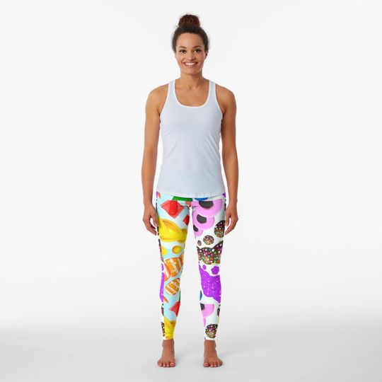 Discover Tiffi Rainbow Boosters Candy Crush Leggings