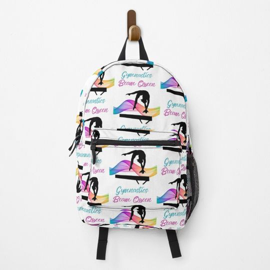 Discover Gymnastics Beam Queen Balance Beam Swirl Backpack