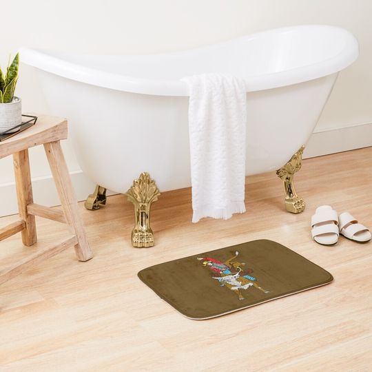 Discover Bull Rider Bath Mat