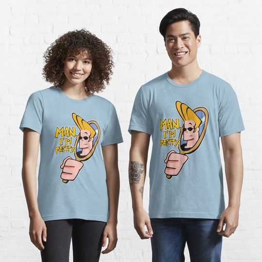 Discover Johnny Bravo™ "Man, I'm Pretty." Quote Essential T-Shirt