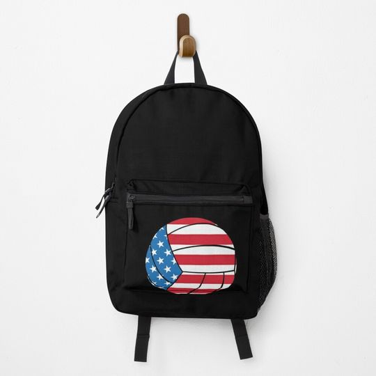 Discover American Volleyball 4th Of July  Backpack