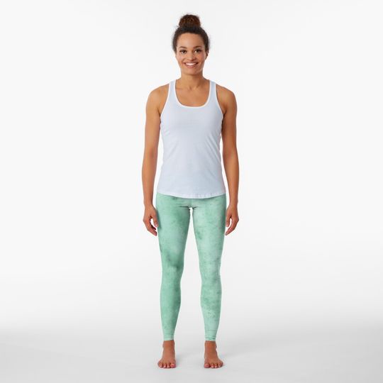 Discover Mint Galaxy Dye Leggings
