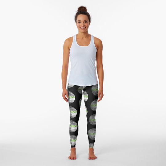 Discover Agender Pride Moon Leggings