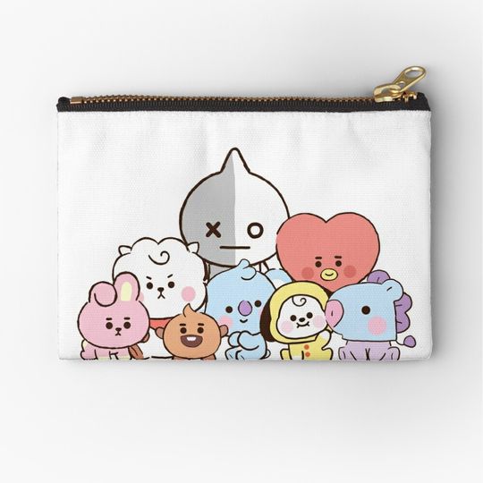 Discover Young BT21  Zipper Pouch