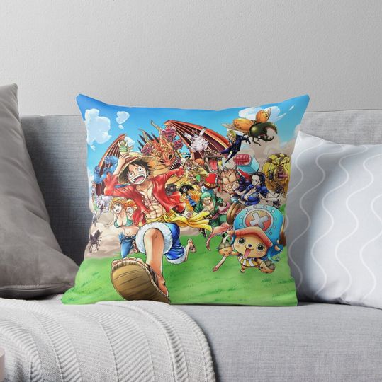 Discover One Piece Poster merch #1 Throw Pillow