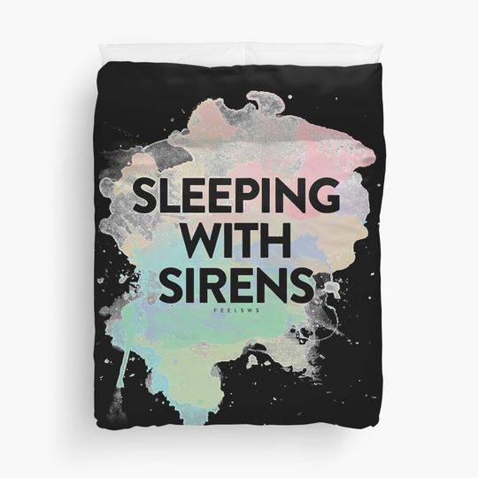 Discover Sleeping With Sirens Duvet Cover