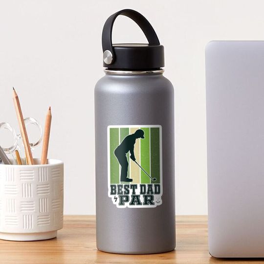 Discover Best Dad By Par Sticker